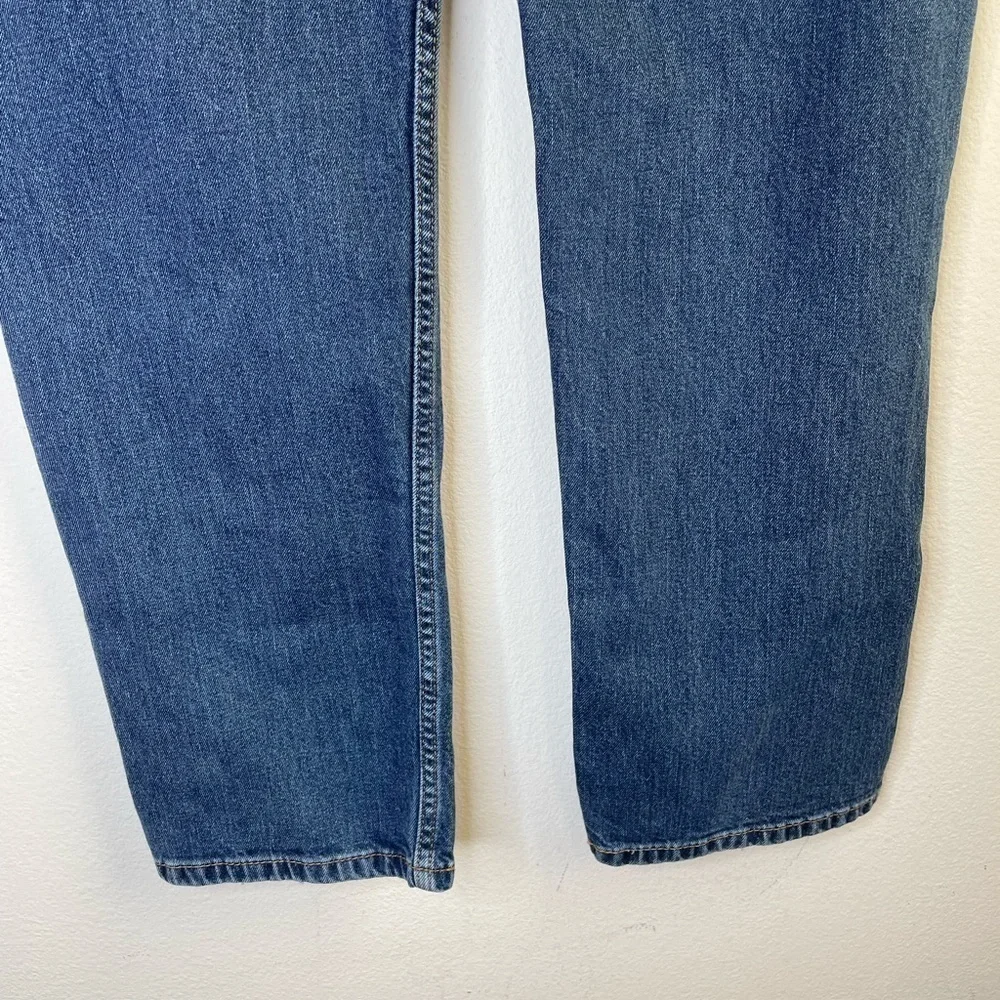 LEVIS 505 Vintage High Rise Straight Leg Jeans size 34x32